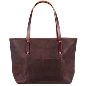 Go Forth Good Large Avery Deluxe Leather Tote